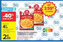 Carrefour Carrefour Classic Pommes de terre surgelées offre