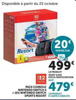 Hyper U Nintendo Switch 2 Nintendo Sports Resort offre
