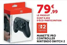 Hyper U Nintendo Manette Pro Controller Switch 2 offre