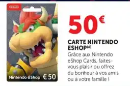 Hyper U Nintendo eShop Card offre