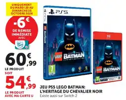 Hyper U LEGO BATMAN: L'HERITAGE DU CHEVALIER NOIR offre