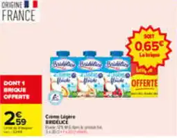 Carrefour Bridélice Crème Légère offre