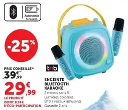 Hyper U tnb ENCEINTE BLUETOOTH KARAOKE offre
