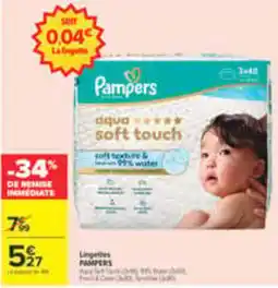 Carrefour Pampers Lingettes offre