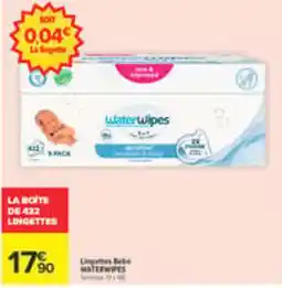 Carrefour WaterWipes Lingettes Bébé offre