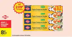 Carrefour Albal Papier Cuisson en Feuilles offre