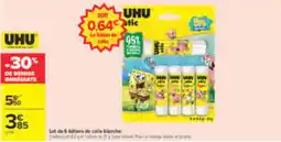 Carrefour UHU Le bâton de colle offre