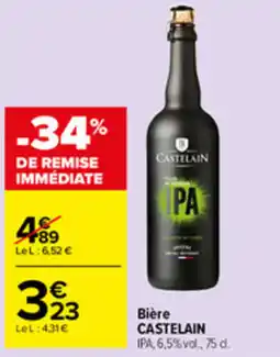 Carrefour CASTELAIN Bière offre