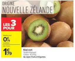 Carrefour Kiwi vert offre