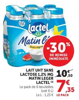Super U Lactel Matin l' offre