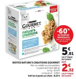 Super U PURINA GOURMET nature's creations offre