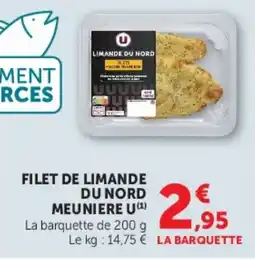 Super U U Filet de limande du nord meunière offre
