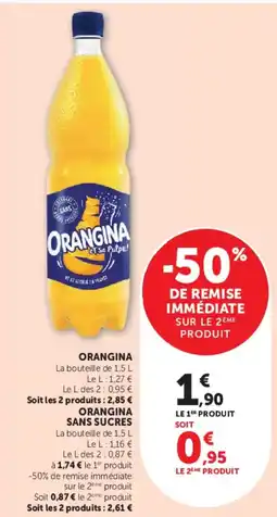 Hyper U ORANGINA offre