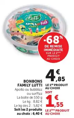 Hyper U Lutti Bonbons Family offre