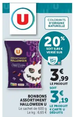 Hyper U U Bonbons assortiment Halloween offre