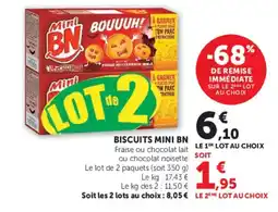 Hyper U Mini BN Biscuits offre