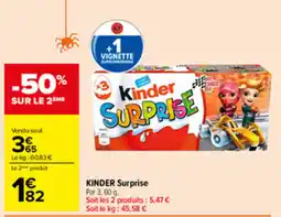 Carrefour Market Kinder Surprise offre