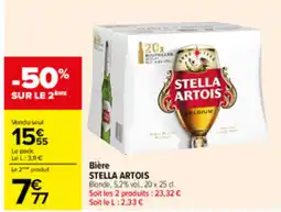 Carrefour STELLA ARTOIS offre