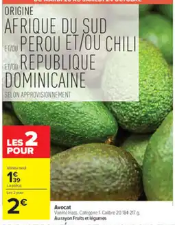 Carrefour Market Avocat offre