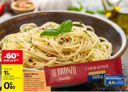 Carrefour Market Barilla Pâtes Al Bronzo offre