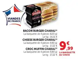 Hyper U CHARAL Bacon Burger offre