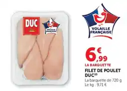 Hyper U DUC Filet de poulet offre
