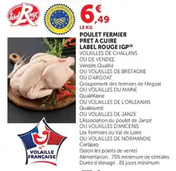 Hyper U Label Rouge Poulet fermier offre