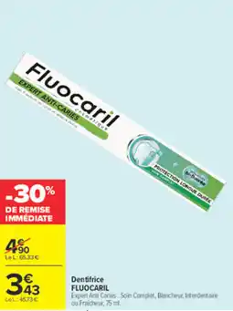 Carrefour Market Fluocaril Dentifrice offre