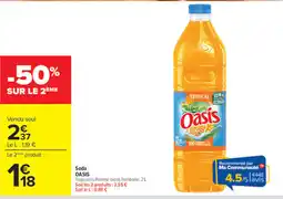Carrefour Market Oasis Soda offre