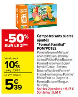 Carrefour POM'POTES offre