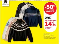 Hyper U U Collection PULL ADULTE offre