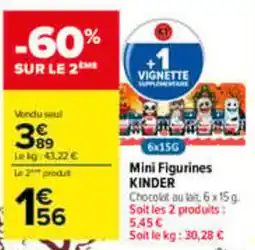 Carrefour KINDER Mini Figurines offre