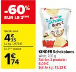 Carrefour KINDER Schokobons offre