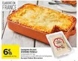 Carrefour STEFANO TOSELLI Lasagnes de porc offre