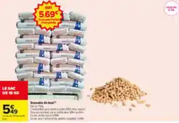 Carrefour Granulés de bois offre