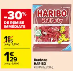Carrefour HARIBO Bonbons Red Party offre
