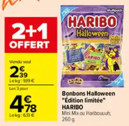 Carrefour HARIBO Bonbons Halloween offre