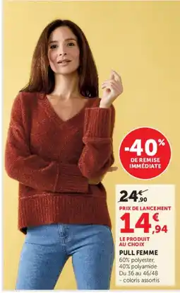 Hyper U PULL FEMME offre