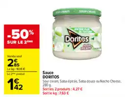 Carrefour Doritos Sauce offre