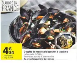 Carrefour COLONA Cocotte de moules de bouchot à la crème offre