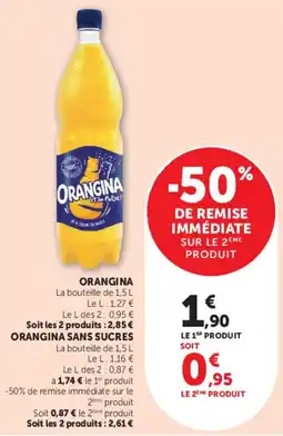 Super U ORANGINA offre