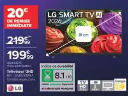 Carrefour LG SMART TV AI offre
