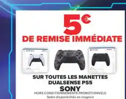 Carrefour SONY Manettes DualSense PS5 offre