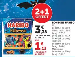 Super U HARIBO Bonbons Halloween offre
