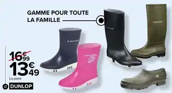 Promo Botte de pluie ou sabot de jardin chez Carrefour