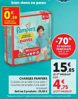 Hyper U Pampers pants offre