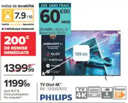 Carrefour PHILIPS TV Oled 4K offre
