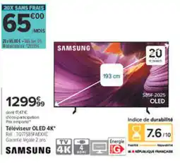 Carrefour SAMSUNG Téléviseur OLED 4K offre