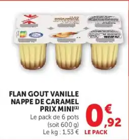 Hyper U FLAN GOUT VANILLE offre