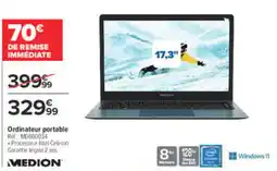Carrefour MEDION Ordinateur portable offre